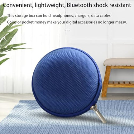 Portable Headphone Case, Headphone Bluetooth Headset, Small Storage Bags, Mini Coin Purse Storage Box, Travel Carrying Case, Headset for Headphones, USB Cable, Charger, 4 Pack