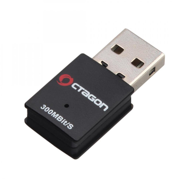 Octagon 300Mbit/s WL018 USB WLAN-mälupulk must Linux E2 vastuvõtjale
