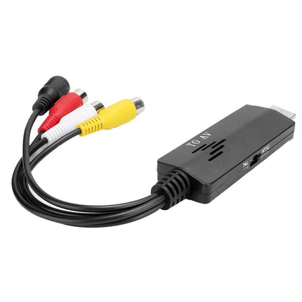 Bewinner1 HDMI-AV-muundur, komposiitvideomuundur RCA-kaablite ja telerite/VHS-i/VCR-i/DVD-salvestite vahel, mees-naismuundur CVBS-i komposiit-RCA-video jaoks