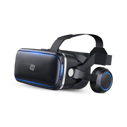 NK 3D VR Glasses - Smartphone, Intelligent, Audio for Smartphone, 11.9 cm (4.7 inches) - 6.53 inches, Viewing Angle 90-100 Degrees, 360º, Lens, Adjustable Pupil (Black)