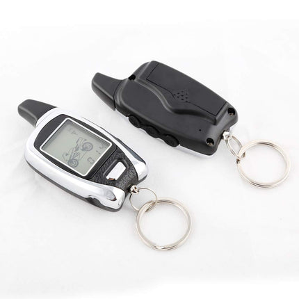 Easyguard EM209 kahesuunaline mootorratta alarmsüsteem puldiga, mootori käivitamise mikrolaineandur, värviline LCD-piipari ekraan, löögiandur, lähedusandur komplektis, universaalne versioon 12 V DC