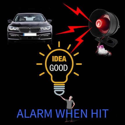 Baceyongi autoalarm kaugjuhtimispuldiga 810-8131 autoalarmi vibratsioon automaatne vargusvastane süsteem automaatne alarmiseadme lisatarvikud turvalisuskaitse