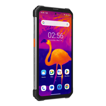 Blackview termokaameraga õuenutitelefon BV8900, 10000mAh aku, Helio P90 700 16GB+256GB, 64MP kolmekordne kaamera, 6,5'' 2.4K FHD+, IP68 Android 13 õuetelefon ilma lepinguta, NFC GPS OTG oranž