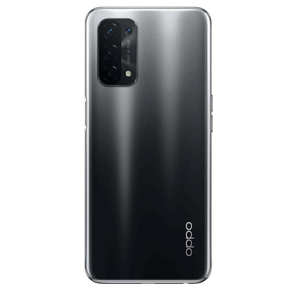 OPPO A54 5G – 4 GB muutmälu ja 64 GB + laiendatav salvestusruum, SIM-kaardita nutitelefon (6,5-tolline ekraan, 5000 mAh aku, 48 MP neljakaamera, 90 Hz värskendussagedus) – vedelmust
