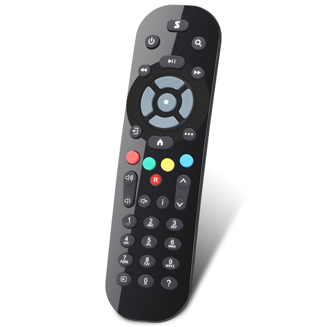 Gvirtue remote control compatible with all Sky Q remote controls, Sky Q Box, Sky Q TV Box, Sky Q Mini Box and Sky Q Silver Box (without touch, without voice control)