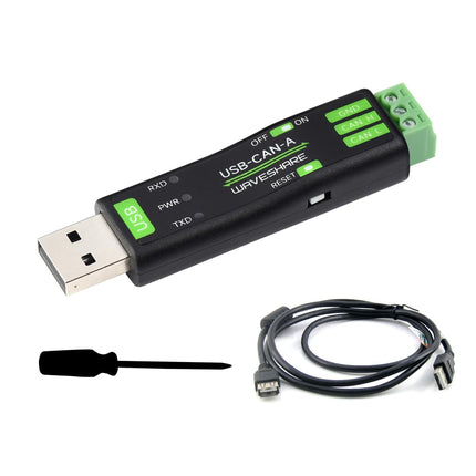 USB to CAN Adapter Analyzer CAN Bus Converter Based on STM32 Chip, Supports Windows 11/10/8/7/XP and Raspberry Pi OS/Jetson Nano Ubuntu etc. Linux Systems, with USB Cable