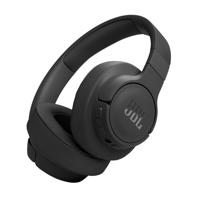 JBL Tune 770 NC – Juhtmevabad kõrvaklapid adaptiivse mürasummutusega ja kokkupandava disainiga – Kuni 70 tundi aku tööaega kiirlaadimisega – Must