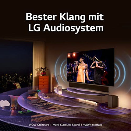 LG OLED83C37LA TV 210 cm (83 inches) OLED evo TV (Smart TV, Brightness Booster, 120 Hz) [Model Year 2023]