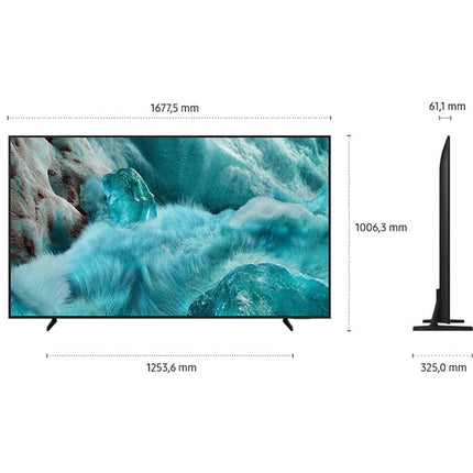 Samsung QLED 4K Q7FA 75-tolline (189 cm) UHD-teler, Q4 tehisintellektiga protsessor, kvantpunkt tõeliste värvide jaoks, 4K ülesskaleerimine, mängukeskus, Knox Security, tasuta sisu, Samsung Vision tehisintellektiga nutiteler (2025)