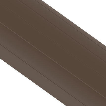 Habengut CC10081 PVC-st põrandakaablijuhik, pruun, poolringikujuline kaablisild kuni 3 kaablile / laius 7,5 cm, pikkus 1 m