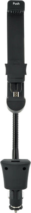 Schwaiger LHSA300M 513 Car Mount (Gooseneck, Micro-USB Connector, 12 Volt) Black