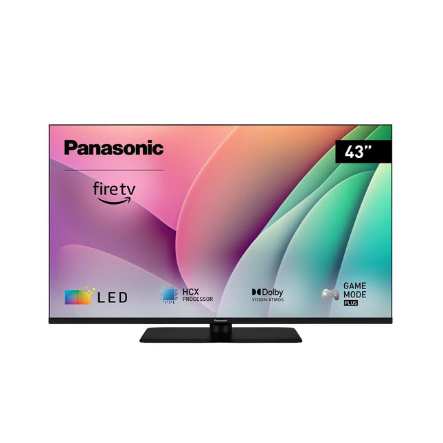 Panasonic TV-43W80AEZ, W80 seeria 43-tolline 4K Ultra HD QLED nutiteler, 2024, Fire TV, Dolby Vision ja Atmos, mängurežiim Plus, Alexa hääljuhtimine, Airplay, must