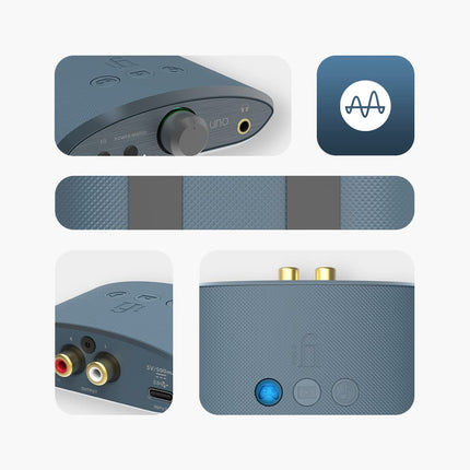 iFi UNO - DAC &amp; AMP Headphones - USB-C Input - Audio Enhancement - Streaming/Gaming/Music Modes - Sound Customization - 32-bit/384 kHz/DSD256/MQA - Windows/MAC/Smart Device/Active Shield