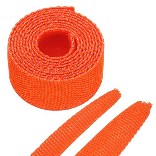 Hankimiskaart Punutud kaablihülsid, termokahanev toru, 1,27 cm, 0,9 m, oranž, suhe 2:1, termokahanev toru, juhtmestiku kaablikaitse, võrgukaabli kaitse, kaablihaldus