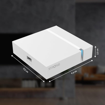 STRONG - Android TV 4K UHD voogedastusboks - Leap-S3+ - sisseehitatud Chromecast - ühildub Google Voice Assistantiga - Dolby Atmos ja Dolby Vision - Google Play, Netflix, Prime Video ja palju muud