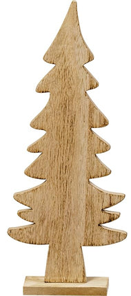 Boltze dekoratiivne alus Kjell kõrgus 30 cm 1 tk jõulupuu kujuke puidust kaunistus Jõulud (31,5 x 12,2 x 5 cm.)
