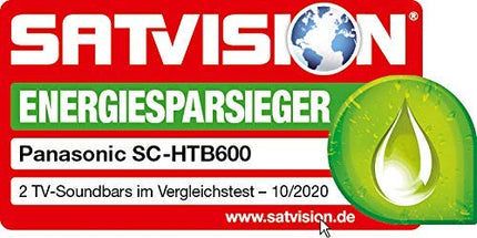 Panasonic SC-HTB600EGK 2.1 heliriba juhtmevaba subwooferiga (Dolby Atmos, Bluetooth, HDMI, 360 vatti RMS) must