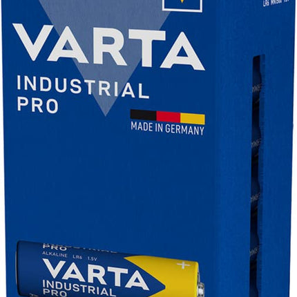 VARTA AA patareid, 40 tk, Industrial Pro, leelispatarei, 1,5 V, hulgipakk, valmistatud Saksamaal [ainult Amazonis]