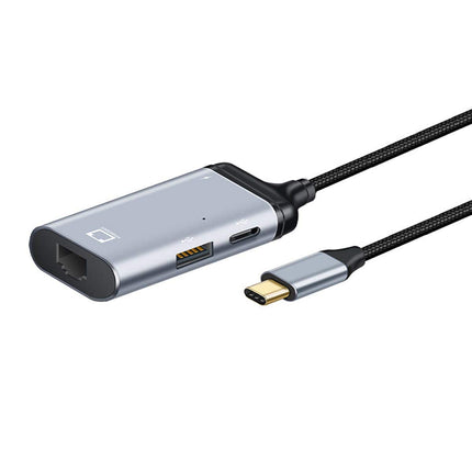 xiwai USB-C Type-C USB 3.1 kuni 1000 Mbps gigabiti Etherneti võrgu-LAN-adapter PD toitepordiga