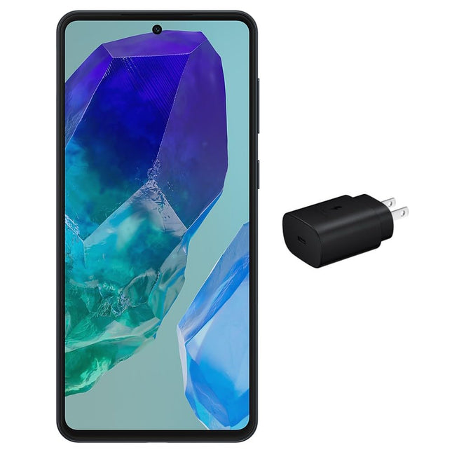 Samsung Galaxy M55 5G, kuni 50 MP kolmekordne tagakaamera, 50 MP selfie, öövaade, objektide kustutuskumm, Super AMOLED+ 6,7-tolline ekraan, 120 Hz Vision Booster, 256 GB, 8 GB RAM, tumesinine