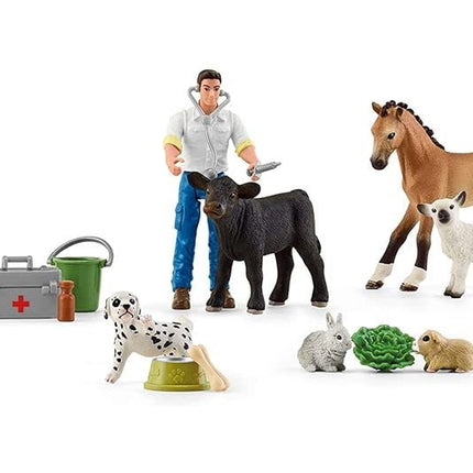Schleich 98643 Advent Calendar Farm World 2022, for children aged 3 and up, for farm fans with a human figure, animals, and lots of accessories
