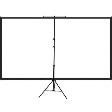 VEVOR 16:9 Projector Screen 4K HD Presentation Wall Tripod Projection Surface 227x127cm Roll-up Screen 160-degree Viewing Angle Screen 200-250cm Height Adjustable Ideal for Home Theater Meeting Room
