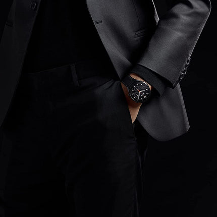 Xiaomi Watch S1 DE Smartwatch made of stainless steel and sapphire glass (1.43" AMOLED HD; 117 training modes; SpO2 monitoring, NFC; GPS, 5ATM, up to 12 days battery life S1 GL Black
