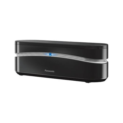 Panasonic KX-TGK320GB disainerjuhtmeta telefon automaatvastajaga (analoogtelefon (DECT), Eco Plus režiim, kõnepiirang, äratuskell, beebimonitor) must