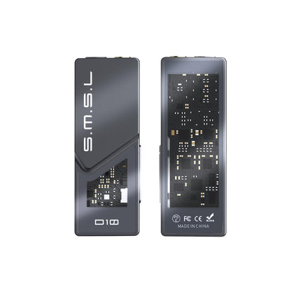 SMSL D10 kaasaskantav DAC kõrvaklapivõimendi, 2*CS43131 DAC kiip 32Bit/384kHz DSD256 500mW x 500mW kõrvaklapivõimendi 3,5mm/4,4mm väljunditega, USB DAC võimendi kõrvaklappidele/arvutile/sülearvutile/telefonile (hall)