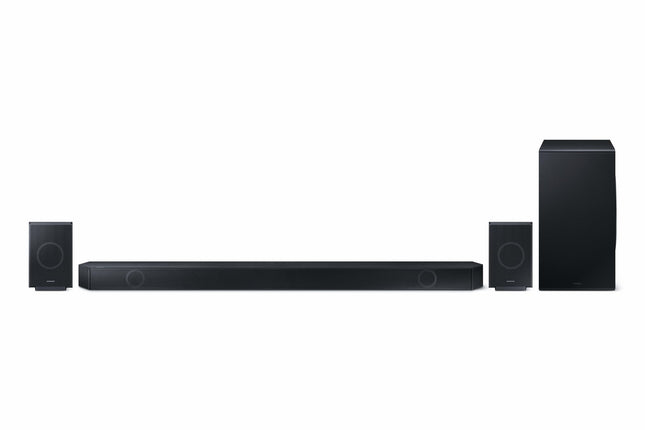Samsung HW-Q995GD 11.1.4-kanaliga Q-heliriba teleritele, 4.0.2-kanaliga tagumised kõlarid, Bluetooth-kõlar juhtmevaba Dolby Atmose / DTS:X-iga, Q-Symphony [2024]