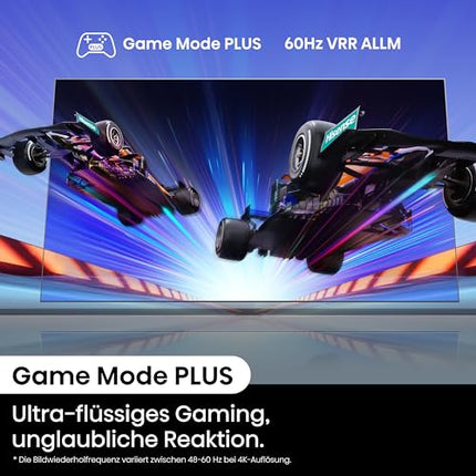 Hisense 43E6NT 108cm (43 inch) TV, 4K UHD Smart TV, Precision Color, HDR, Dolby Vision, 60Hz, Triple Tuner DVB-C/S/S2/T/T2, WiFi, HDMI 2.1, Bluetooth, Alexa Built-in, Black, [2024]