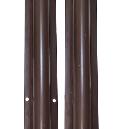 External cable cap (2 x 60 cm cover + covers, brown)