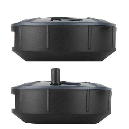 Electraline 49076, Kaablirull 4-suunaline 4M kaabel IP20 Siseruumidesse/Kaablirull 4 Schuko pistikupesaga/Kaablikarp pikenduskaabliga/Kaablirull vändaga, must