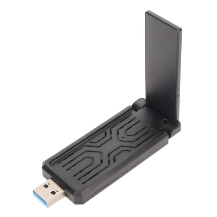 WiFi 6E USB 3.0 Adapter, USB Wi-Fi Adapter for Desktop PC, 3000 Mbps USB Wi-Fi Dongle, Wireless Network Adapter for Win 10/11 Operating System, 2.4G 5G 6G Tri-Band
