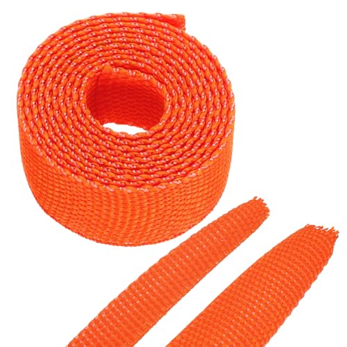 Hankimiskaart Punutud kaablihülsid, termokahanev toru, 0,9 cm, 0,9 m, oranž, suhe 2:1, termokahanev toru, juhtmestiku kaablikaitse, võrgukaabli kaitse, kaablihaldus