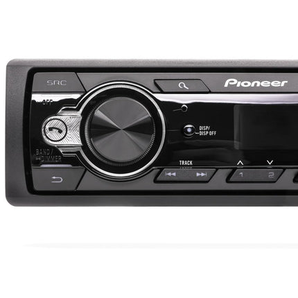 Pioneer MVH-330DAB, 1DIN autoraadio RDS ja DAB+ funktsioonidega, USB, AUX sisend, Bluetooth, madal paigaldussügavus