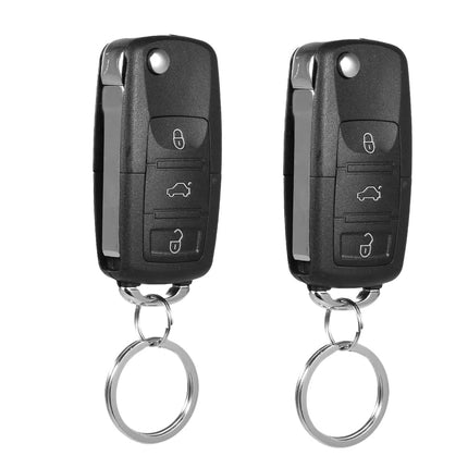 Shkalacar 12V universaalne auto ukselukk, kesklukustus, täielik komplekt, auto ukselukk, võtmeta sisenemissüsteem, 2 kaugjuhtimispulti, pakiruumi avamise tugi