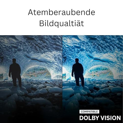Android TV Box G1 4K HDR nutikas voogedastusmängija 4 GB RAM WLAN/WiFi 6 LAN USB | Chromecast | Netflix | Prime Video | Disney+