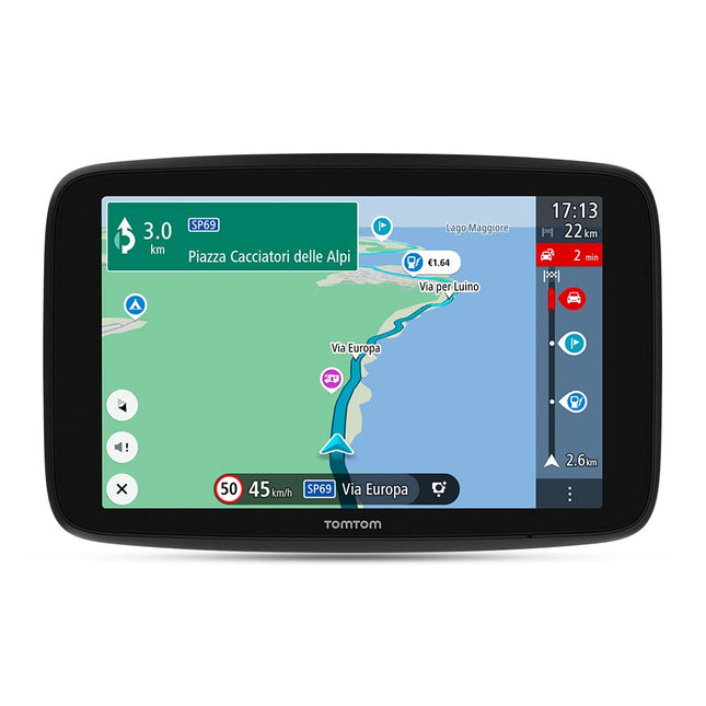 Tomtom Camping Navi GO Camper Max (7-tolline HD-ekraan, huvipunktid matkaautodele ja haagissuvilatele, uuendused WiFi kaudu, liiklusummikute vältimine tänu Tomtom Trafficule, maailmakaardi uuendused)