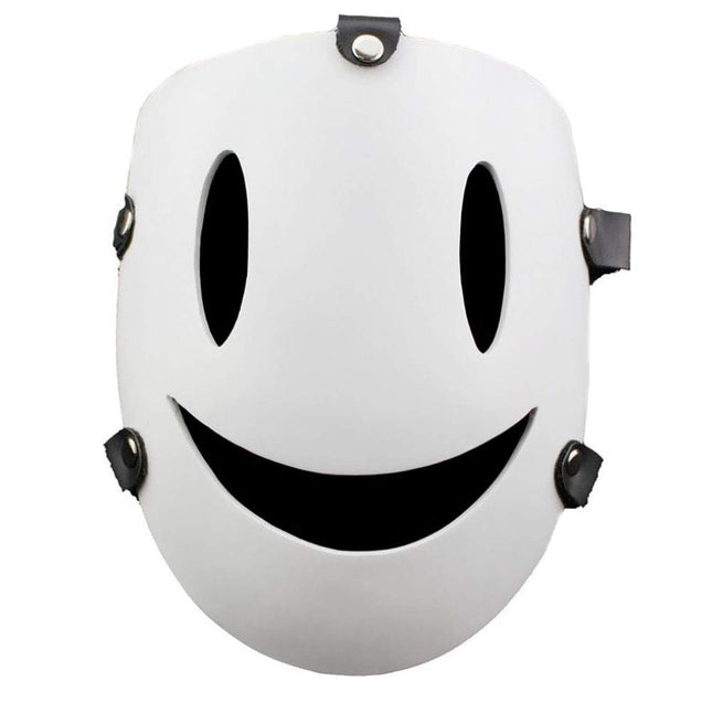 Oikawa kõrghoone invasiooni cosplay mask, snaiprimask, Tenkuu Shinpani mask, valge naeratav vaigusmask Halloweeni cosplay rekvisiitide jaoks