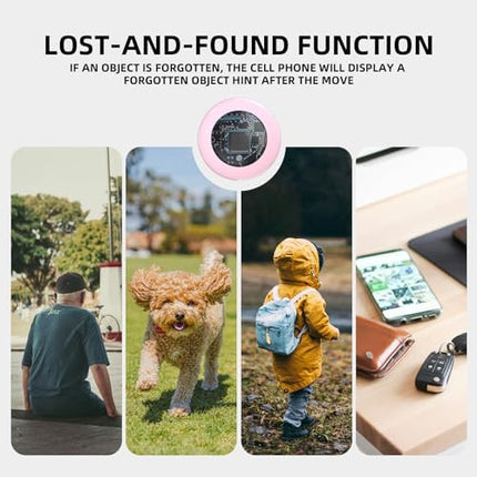 Air Tracker esemete leidja, Bluetooth-jälgija, töötab Apple Find My'ga (ainult iOS), esemete jälgija võtmete, pagasi, lemmiklooma jaoks, vahetatav aku, võtmehoidja kattega