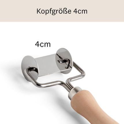 Marcato kandiline koogilõikur, terasest, 4 cm, täpne lõige, tugev ja vastupidav