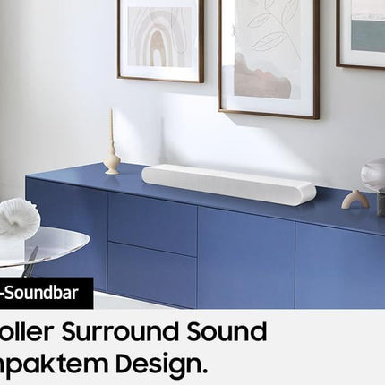 Samsung HW-S67GD 3.1-kanaliga kõik-ühes heliriba teleritele, Bluetooth-kõlar juhtmevaba Dolby Atmos / DTS Virtual:X, Q-Symphony ja Adaptive Sound Lite'iga [2024]
