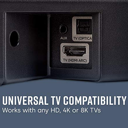 Polk Audio Signa S3 TV heliriba subwooferiga, HDMI ARC, Bluetooth, Google Chromecast, heliriba telerile 5.1 Dolby Digital dekodeerimisega, AUX, optiline sisend, must