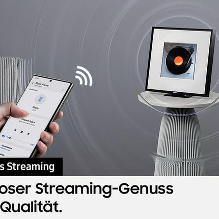 Samsung Music Frame HW-LS60D teleritele mõeldud heliriba, pildiraami stiilis Music Frame'i disain, Bluetooth-kõlar suure optimaalse kõlaripunktiga, juhtmevaba voogedastus [2024]