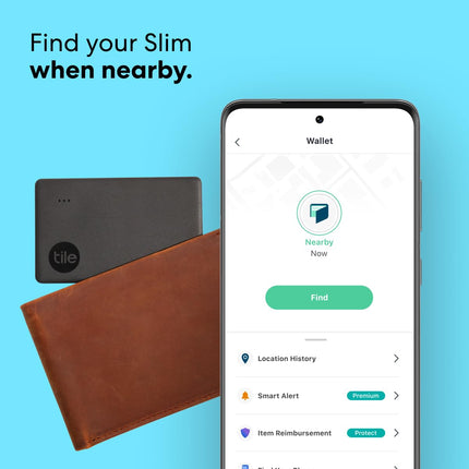 Tile Slim (2022) Bluetooth-võtmeotsija, 1 tk pakis, 60 m leviala, sh kogukonnaotsingu funktsioon, iOS-i ja Androidi rakendus, ühildub Alexa ja Google Home'iga, must