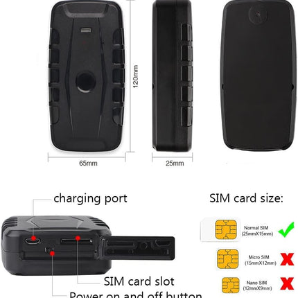 TKMARS GPS-auto 4G jälgija ilma tellimuseta, 20000mAh pika aku tööeaga magnetjälgimisseade, IP67 veekindel pika leviala jälgimisseade mitme äratusrežiimiga, tasuta rakendus TK918