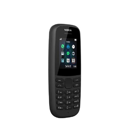 Nokia 105-2019 kahe SIM-kaardiga must (TA-1174) [Suurbritannia versioon]