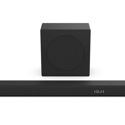 Hisense HS3100 3.1 kanaliga soundbar juhtmevaba subwooferiga, 480W, Dolby Audio, Bluetooth, HDMI ARC/optiline/AUX/USB, must
