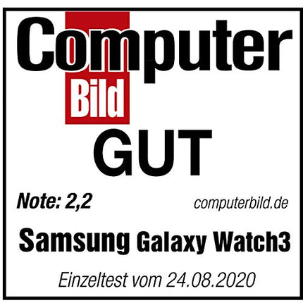 Samsung Galaxy Watch3, ümmargune Bluetooth nutikell Androidile, pöörlev raam, LTE, fitnesskell, aktiivsusmonitor, suur ekraan, 41 mm, hõbedane, 36-kuulise tootjagarantiiga [välja arvatud Amazonis]
